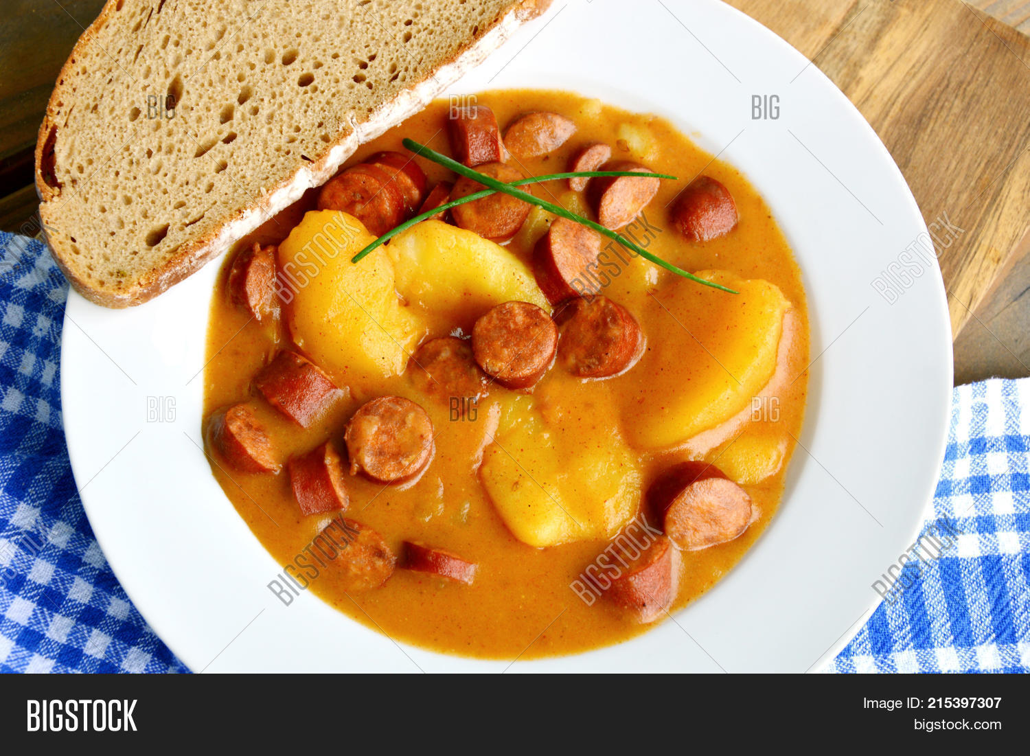 Potato Goulash Sausage Image & Photo (Free Trial) Bigstock