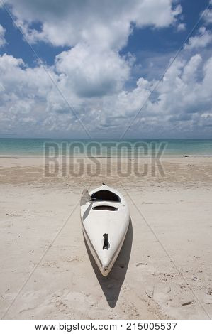 kayak on the beach at samed island