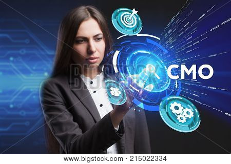 The Concept Of Business, Technology, The Internet And The Network. A Young Entrepreneur Working On A