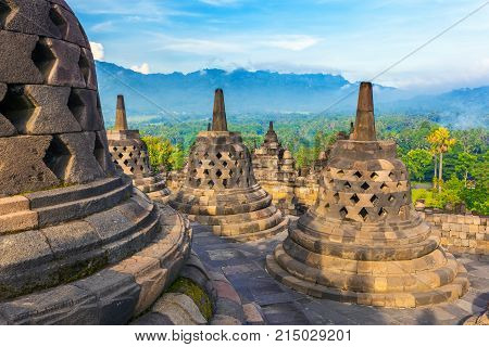 Candi Borobudur, Yogyakarta, Jawa, Indonesia.