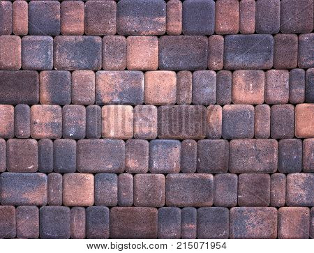 A sample of concrete paving slab for laying tracks.