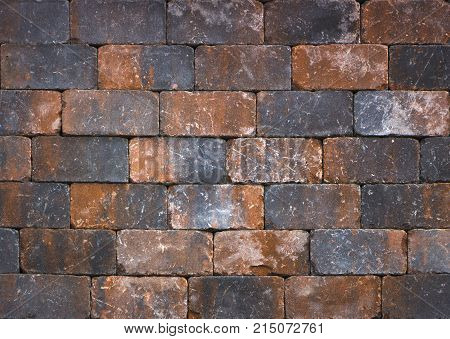 A sample of concrete paving slab for laying tracks.
