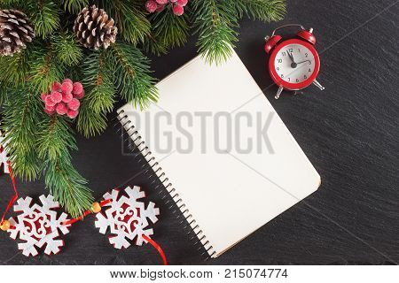 Christmas And New Year Background.
