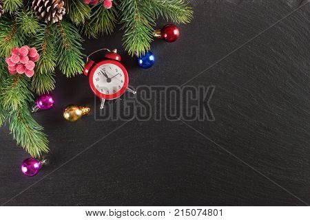 Christmas And New Year Background.