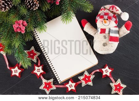 Christmas And New Year Background.