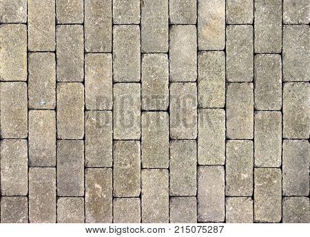 A sample of concrete paving slab for laying tracks.