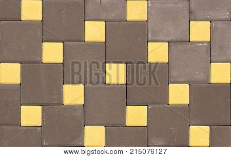 A sample of concrete paving slab for laying tracks.