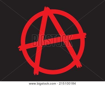 Anarchy Symbol Icon
Vector illustration of classic anarchy logo featuring hand drawn letter A in circle.