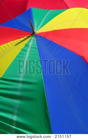 Coloured Umbrella Versus Red Umbrella