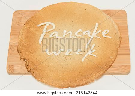 Buttercakes Traditional For Russian Pancake Week