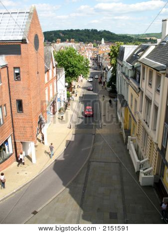 Winchester High Street z hlediska vysoké