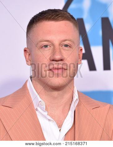 LOS ANGELES - NOV 19:  Macklemore arrives for the 2017 American Music Awards on November 19, 2017 in Los Angeles, CA                