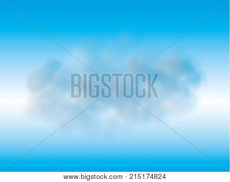 Fog Or Smoke Isolated Transparent Special Effect. White Vector Cloudiness, Mist Or Smog Background. 