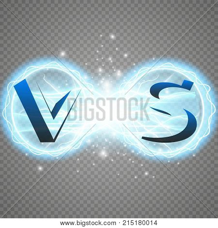Versus Logo. VS Vector Letters Illustration. Competition Icon. Fight Symbol. Eps10