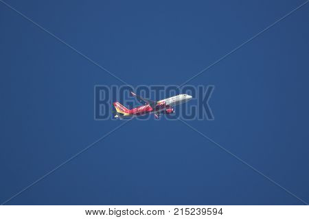 Hs-vkc A320-200 Of Thai Vietjet Airline