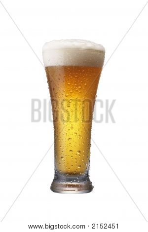 Glas öl