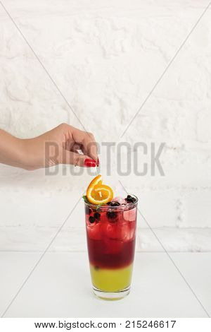 healthy drink vegan lifestyle fruit refreshing beverage background concept. Proper nutrition advertisement.