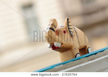 Elefante de madeira
