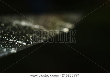 the knife blade close-up macro photo abstraction
