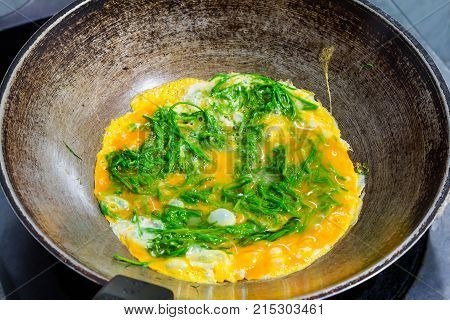 Cha-om Omelette