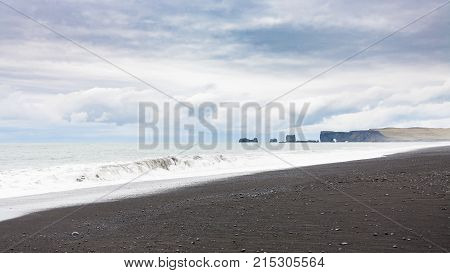Reynisfjara Black Beach And Dyrholaey Promontory