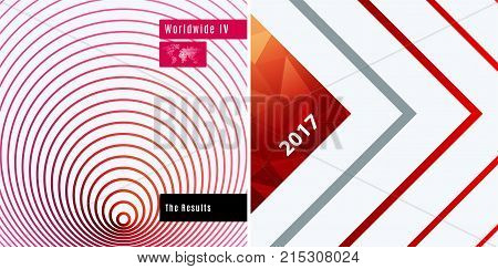Abstract vector design elements for graphic layout. Modern business template with olourful round circle blend effect, abstract lines, decoration, joy, party, celebration, anniversary on background.