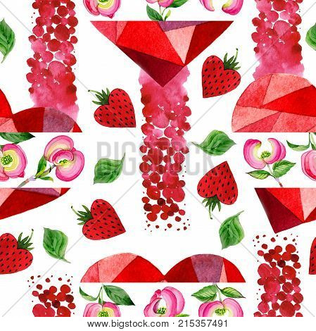 Wildflower cornos Florida flower pattern in a watercolor style. Full name of the plant: cornos. Aquarelle wild flower for background, texture, wrapper pattern, frame or border.