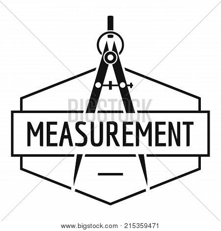 Compas logo. Simple illustration of compas vector logo for web