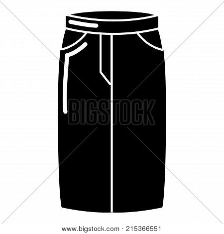 Pant jeans icon. Simple illustration of pant jeans vector icon for web