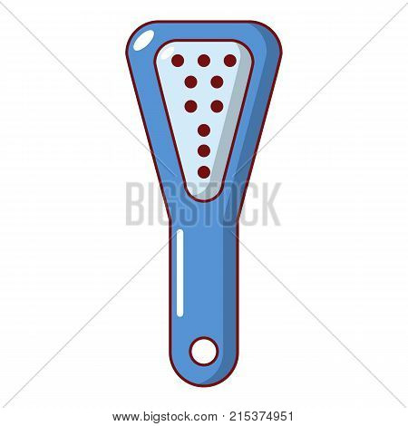Hairbrush icon. Cartoon illustration of hairbrush vector icon for web