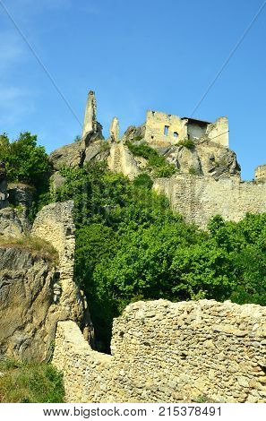 Dürnstein Castle in the Wachau  Krems Austria