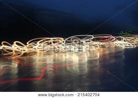 Photo taken in the evening with long exposure