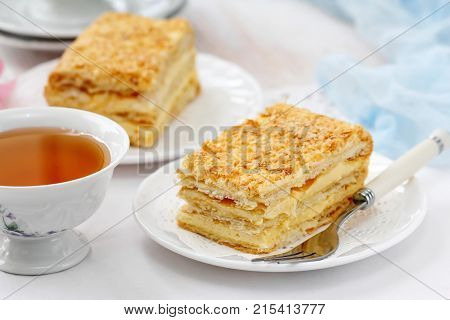 Delicious Layer Cake With Cream