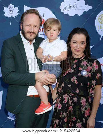 LOS ANGELES - NOV 19:  Christopher Redman, Son, Marguerite Moreau at the Diono Presents A Day of Thanks & Giving at Garland Hotel on November 19, 2017 in North Hollywood, CA