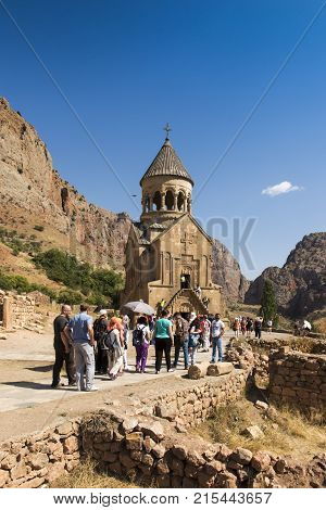 Noravank Monastery Armenia - September 18 2017: Famous Noravank Monastery Landmark in Syunik province of Armenia