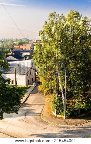 A small town at silesia voivodship, Poland