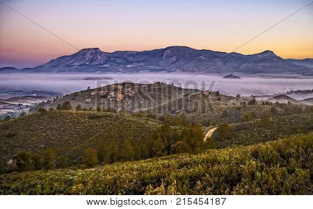 Giant's siege in Velez Rubio, Andalusia, Spain.