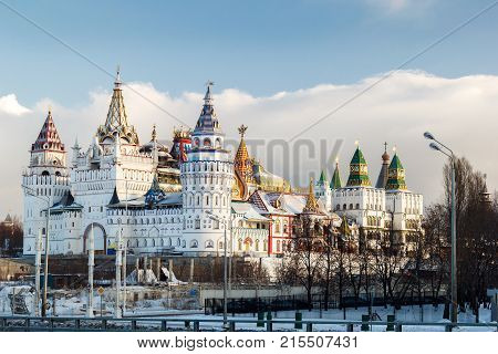 Russia. Moscow. Izmailovo. The Kremlin. Museum tales in the winter.