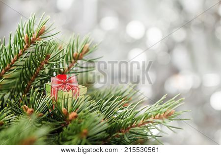 Silver Christmas Background