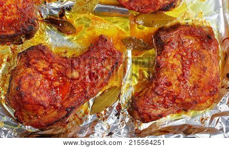 Oven Roasted Tender, Spicy Pork Chops
