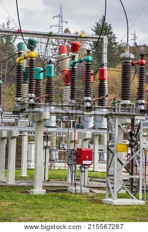 Power station for Industry.equipment at an electrical power station