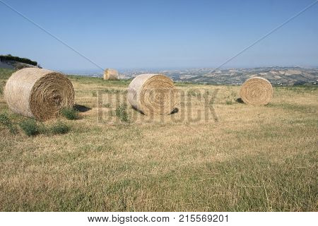 Landscape Near Civitella Del Tronto (abruzzi) At Summer
