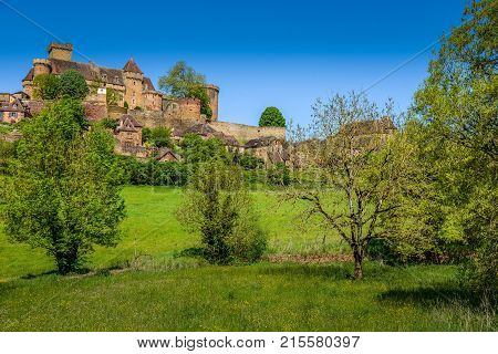 Bretenoux Castelnau Medieval Castle, Lot, Quercy,dordogne France