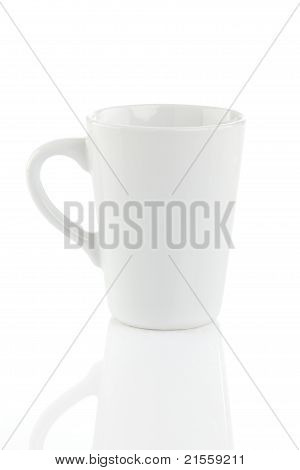 Mug แยกสีขาว