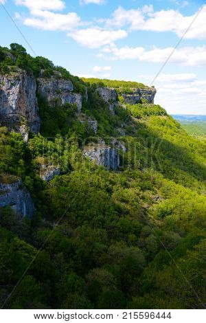 Cliff, Beautiful French Village Chateau De Limargue Autoire France