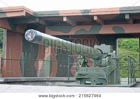 Gun Barrel at Pendennis Castle, Falmouth, Cornwall