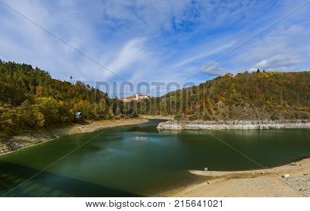 Castle Bitov in Czech Republic - travel and architecture background