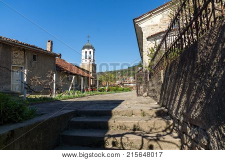 VELIKO TARNOVO, BULGARIA -  APRIL 11, 2017:  St. Nicholas Church  in city of Veliko Tarnovo, Bulgaria
