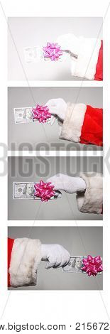 Santa Claus Photo Booth. Photo Booth picture with Santa Claus. 