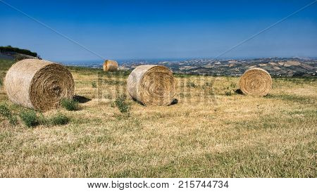 Landscape Near Civitella Del Tronto (abruzzi) At Summer